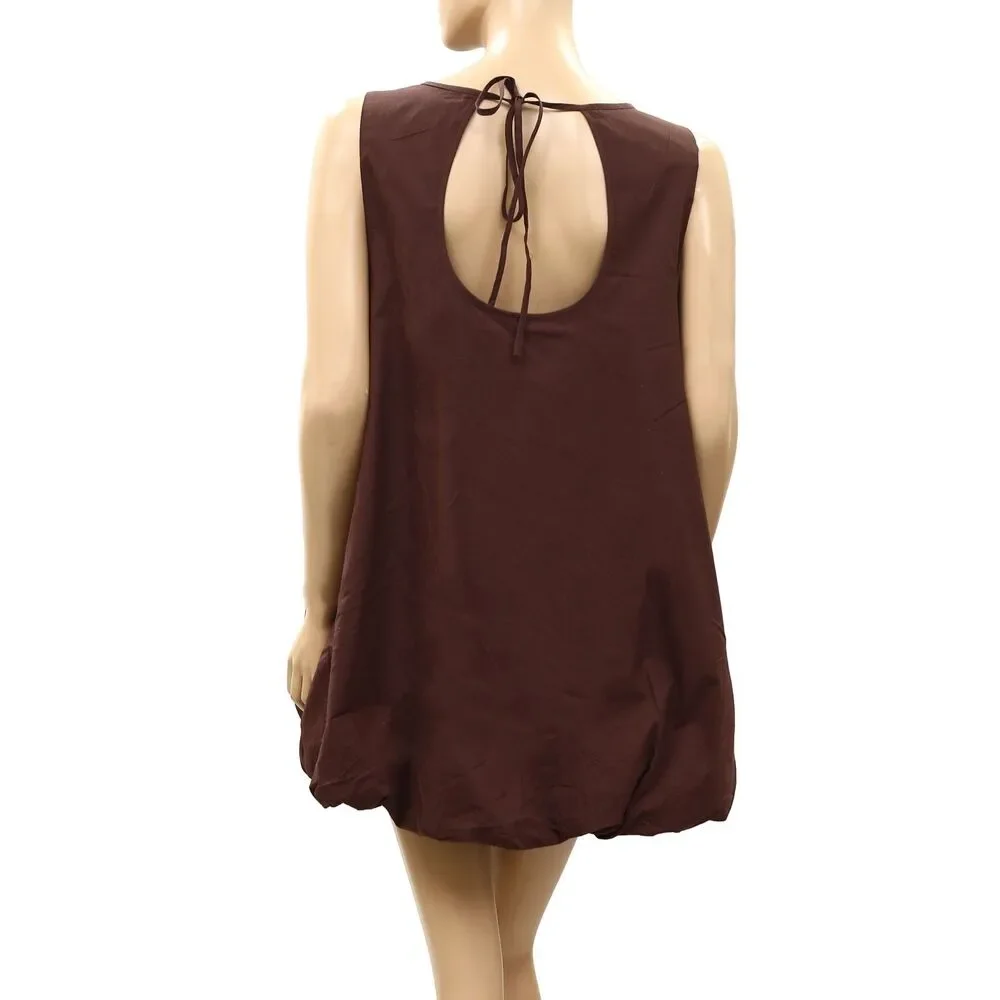 Free People Free-est Struttin' Bubble Mini Dress Sleeveless Cotton M 288776